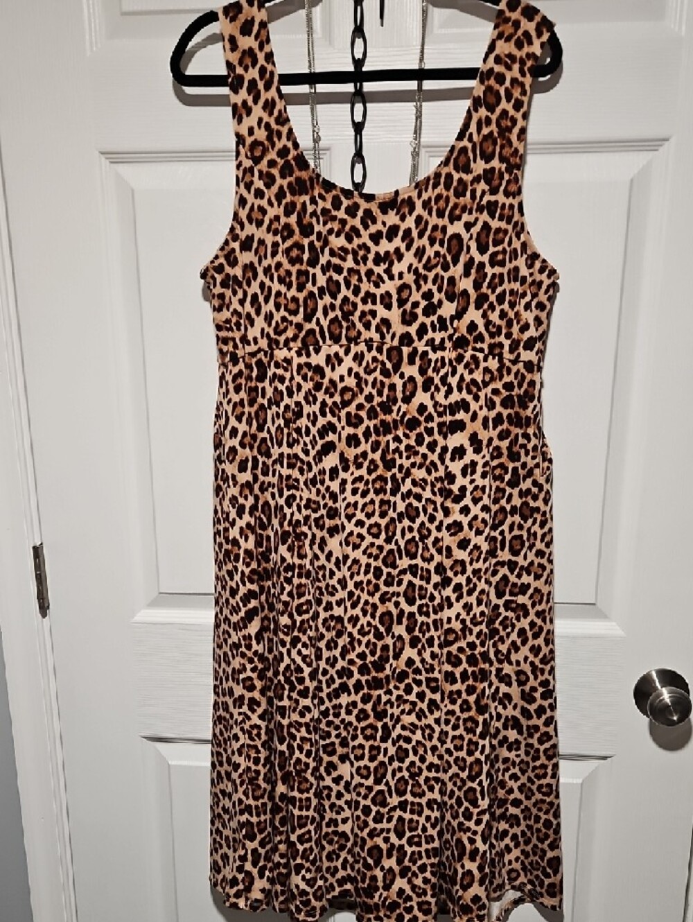 torrid Leopard Print Midi Dress in Tan, Brown and Black - Picture 5 of 5
